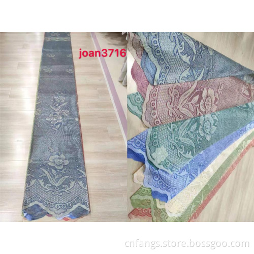 Polyester Warp Paper Printing Lace Window Curtains Fabric